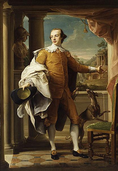 Pompeo Batoni Portrait of Sir Wyndham Knatchbull Norge oil painting art